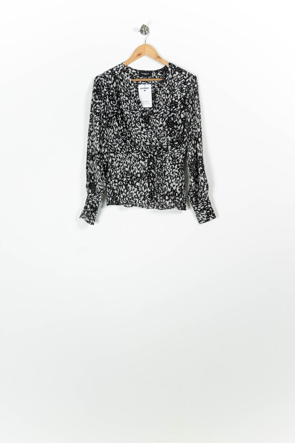 Blouse Noire et Blanche - Taille S/36 de la marque The Kooples | PARAD96363 - Vendu par Paradigme - Image 2