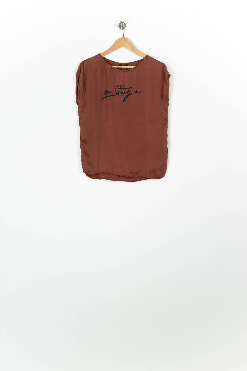 Tee-shirt Bordeaux - Taille S/36 de la marque IKKS | PARAD96364 - Vendu par Paradigme - Image 2