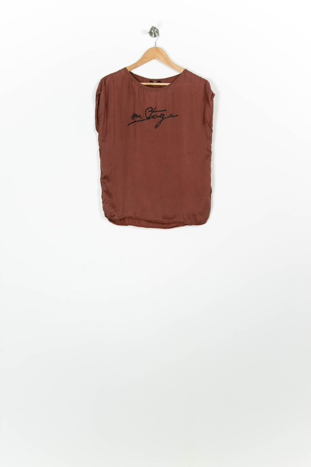 Tee-shirt Bordeaux - Taille S/36 de la marque IKKS | PARAD96364 - Vendu par Paradigme - Image 2
