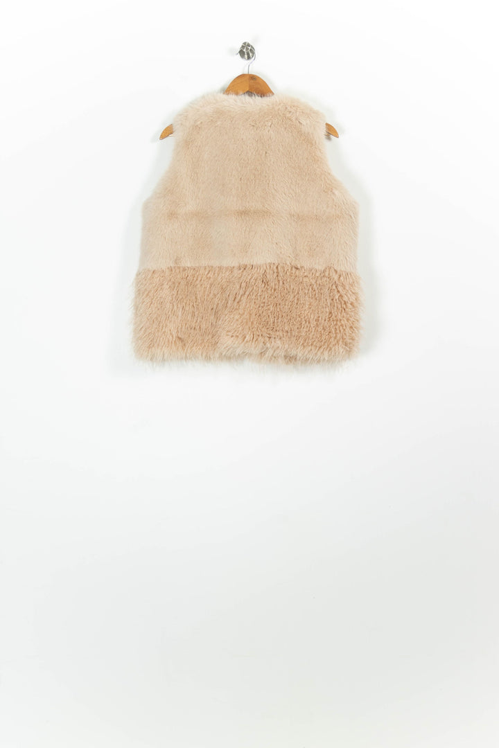 Gilet Sans Manches Beige - Taille S/36 de la marque La Fée Maraboutée | PARAD96365 - Vendu par Paradigme - Image 4