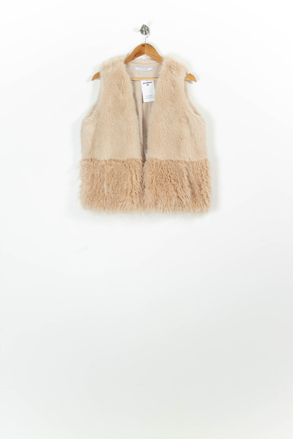 Gilet Sans Manches Beige - Taille S/36 de la marque La Fée Maraboutée | PARAD96365 - Vendu par Paradigme - Image 2