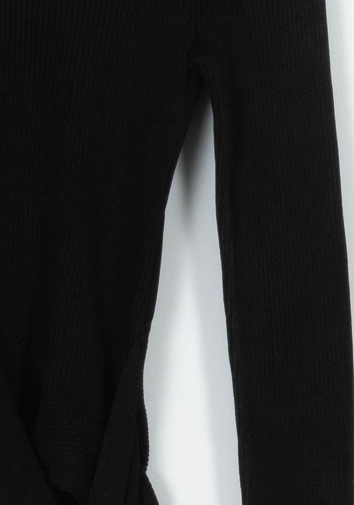 Pull Noir - Taille S/36 de la marque Claudie Pierlot | PARAD96366 - Vendu par Paradigme - Image 3