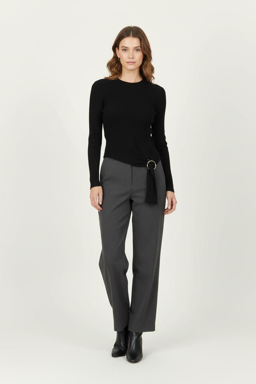 Pull Noir - Taille S/36 de la marque Claudie Pierlot | PARAD96366 - Vendu par Paradigme - Image 1