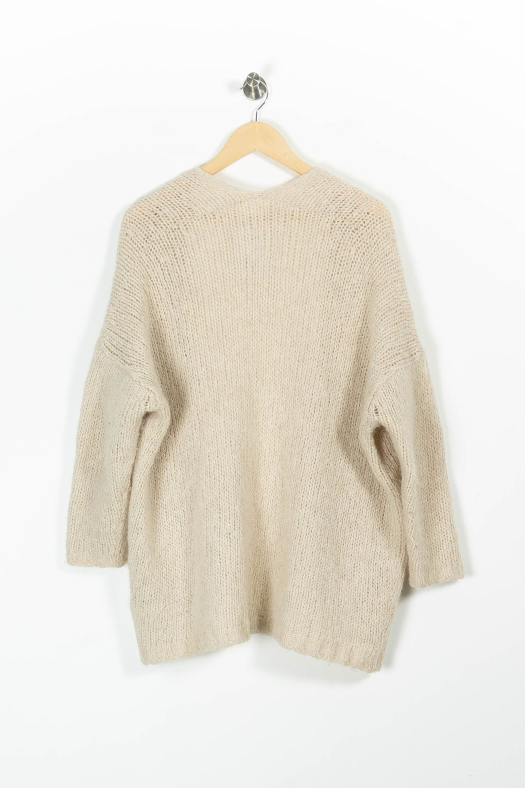 Cardigan Beige - Taille XS/34 de la marque American Vintage | PARAD96369 - Vendu par Paradigme - Image 4