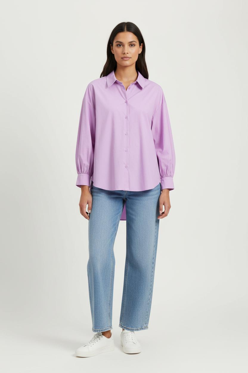 Chemise Violette - Taille S/36 de la marque Essentiel Antwerp | PARAD96376 - Vendu par Paradigme - Image 1