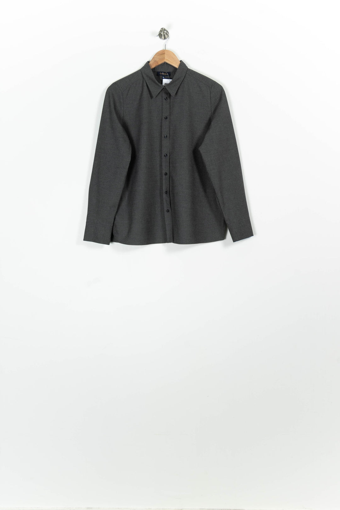 Chemise Grise - Taille L/40 de la marque Caroll | PARAD96380 - Vendu par Paradigme - Image 2