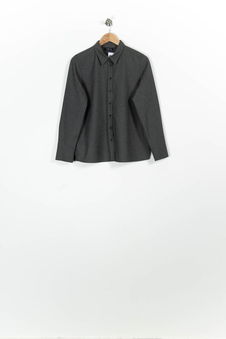 Chemise Grise - Taille L/40 de la marque Caroll | PARAD96380 - Vendu par Paradigme - Image 2