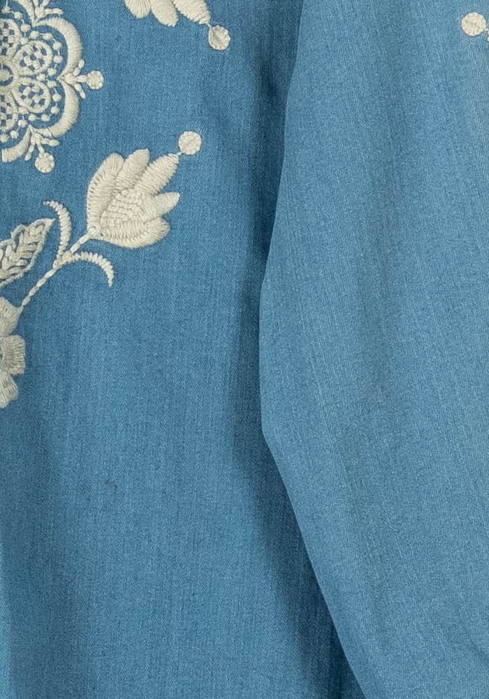 Blouse Bleue et Écrue - Taille S/36 de la marque Sézane | PARAD96382 - Vendu par Paradigme - Image 3