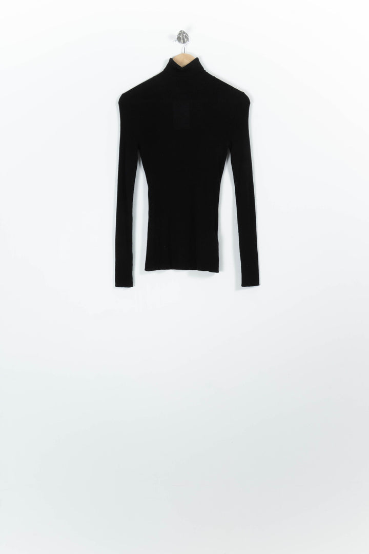 Pull Noir - Taille XS/34 de la marque Maje | PARAD96385 - Vendu par Paradigme - Image 2