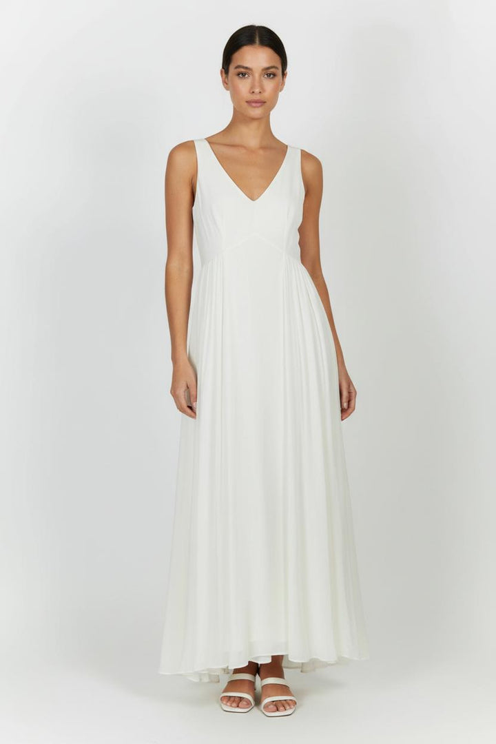 Robe De Mariée Blanche - Taille S/36 de la marque Maison Lemoine | PARAD96389 - Vendu par Paradigme - Image 1