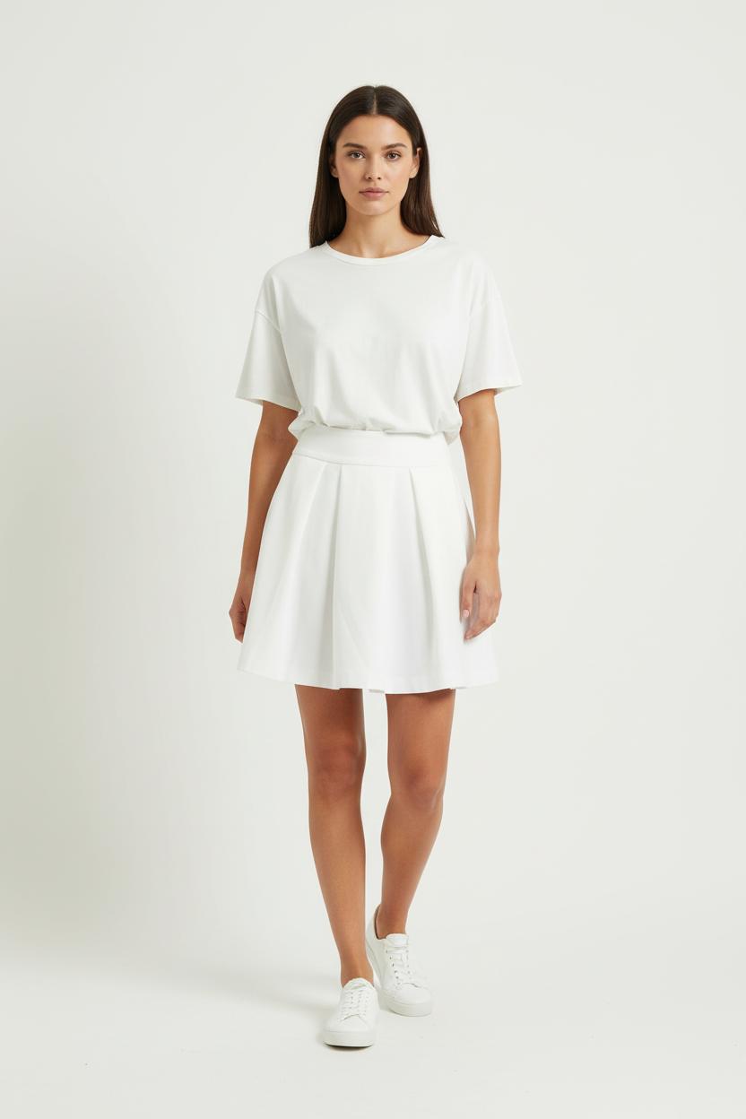 Jupe Plissée Blanche - Taille S/36 de la marque Maison Lemoine | PARAD96391 - Vendu par Paradigme - Image 1