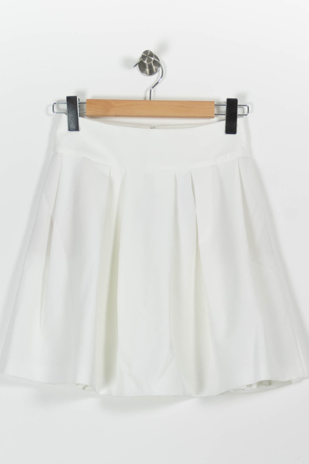 Jupe Plissée Blanche - Taille S/36 de la marque Maison Lemoine | PARAD96391 - Vendu par Paradigme - Image 2