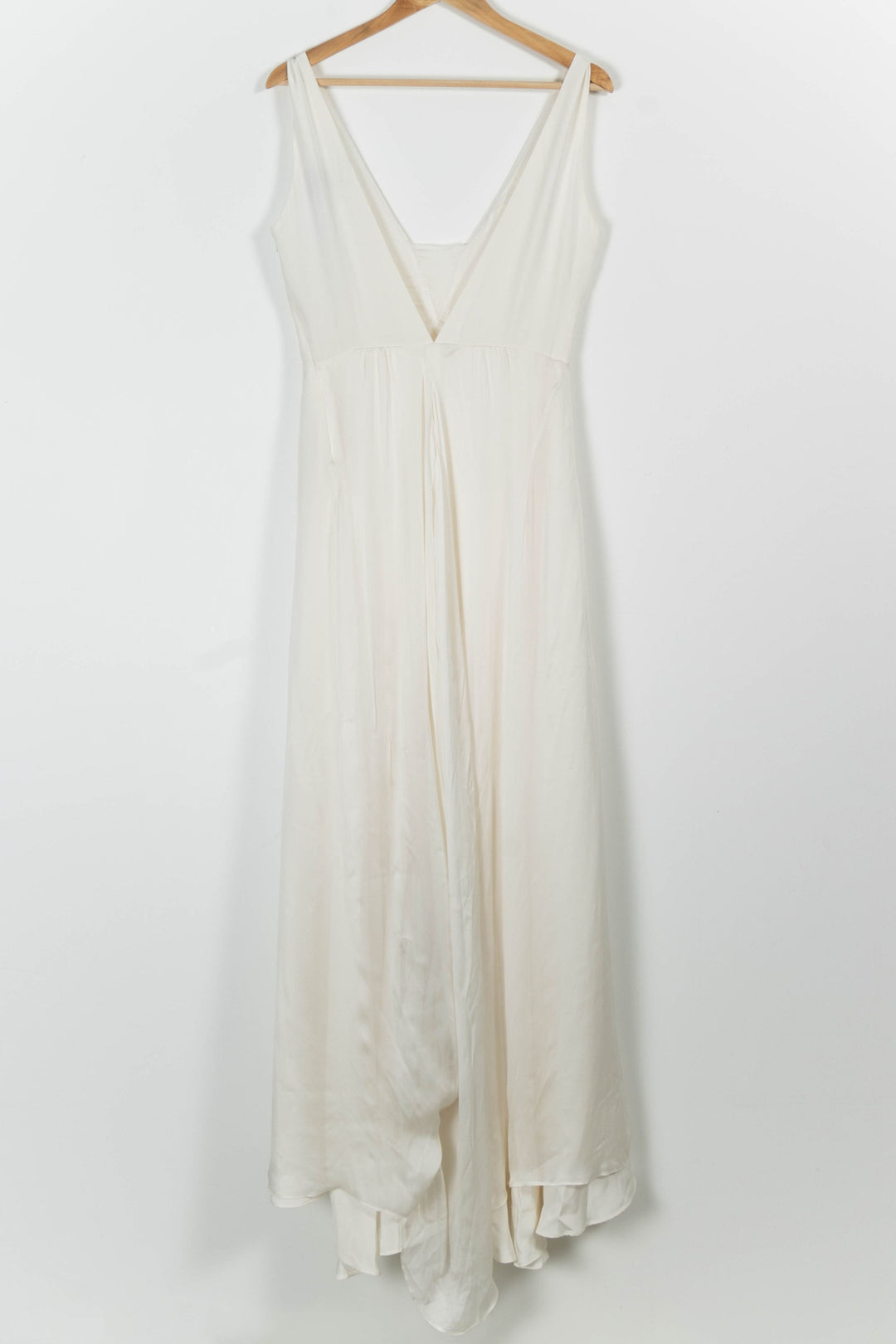 Robe Longue Blanche - Taille M/38 de la marque Maison Lemoine | PARAD96392 - Vendu par Paradigme - Image 4
