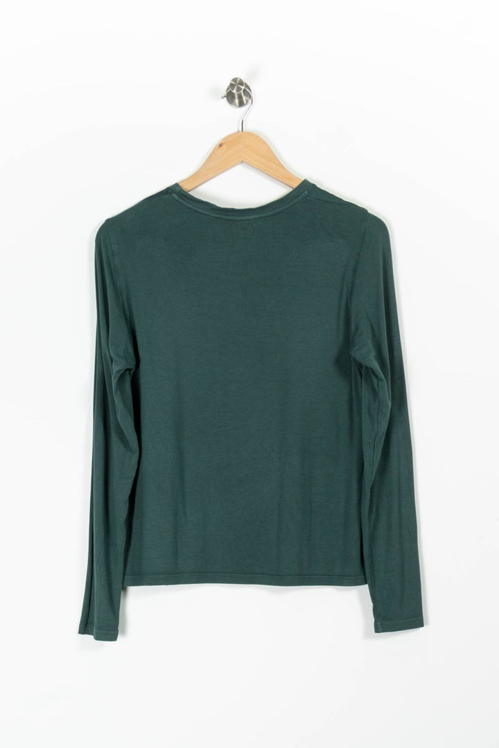 Tee-shirt Manches Longues Vert - Taille M/38 de la marque La Fée Maraboutée | PARAD96397 - Vendu par Paradigme - Image 4