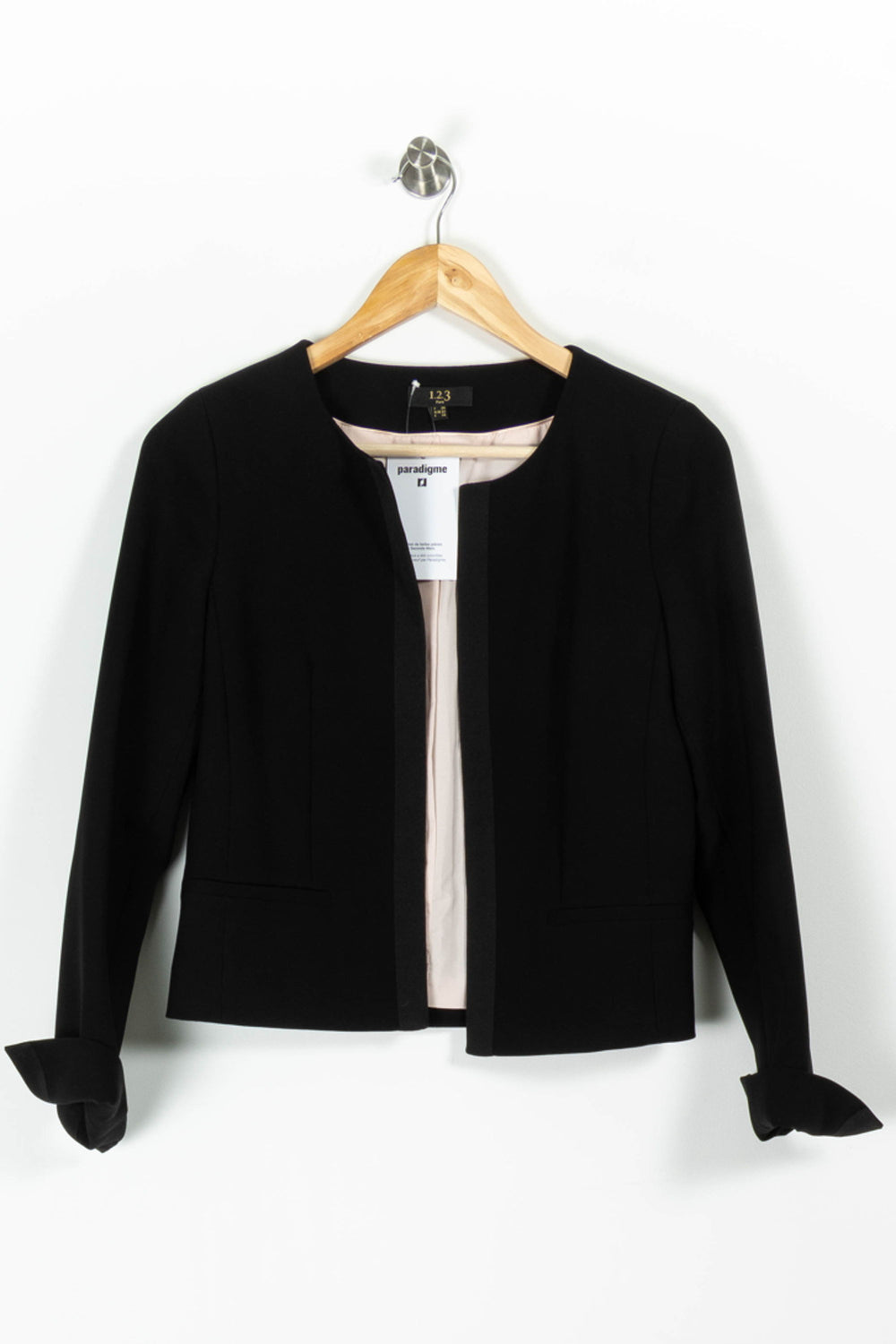 Veste Tailleur Noire - Taille XS/34 de la marque Maison 123 | PARAD96399 - Vendu par Paradigme - Image 2