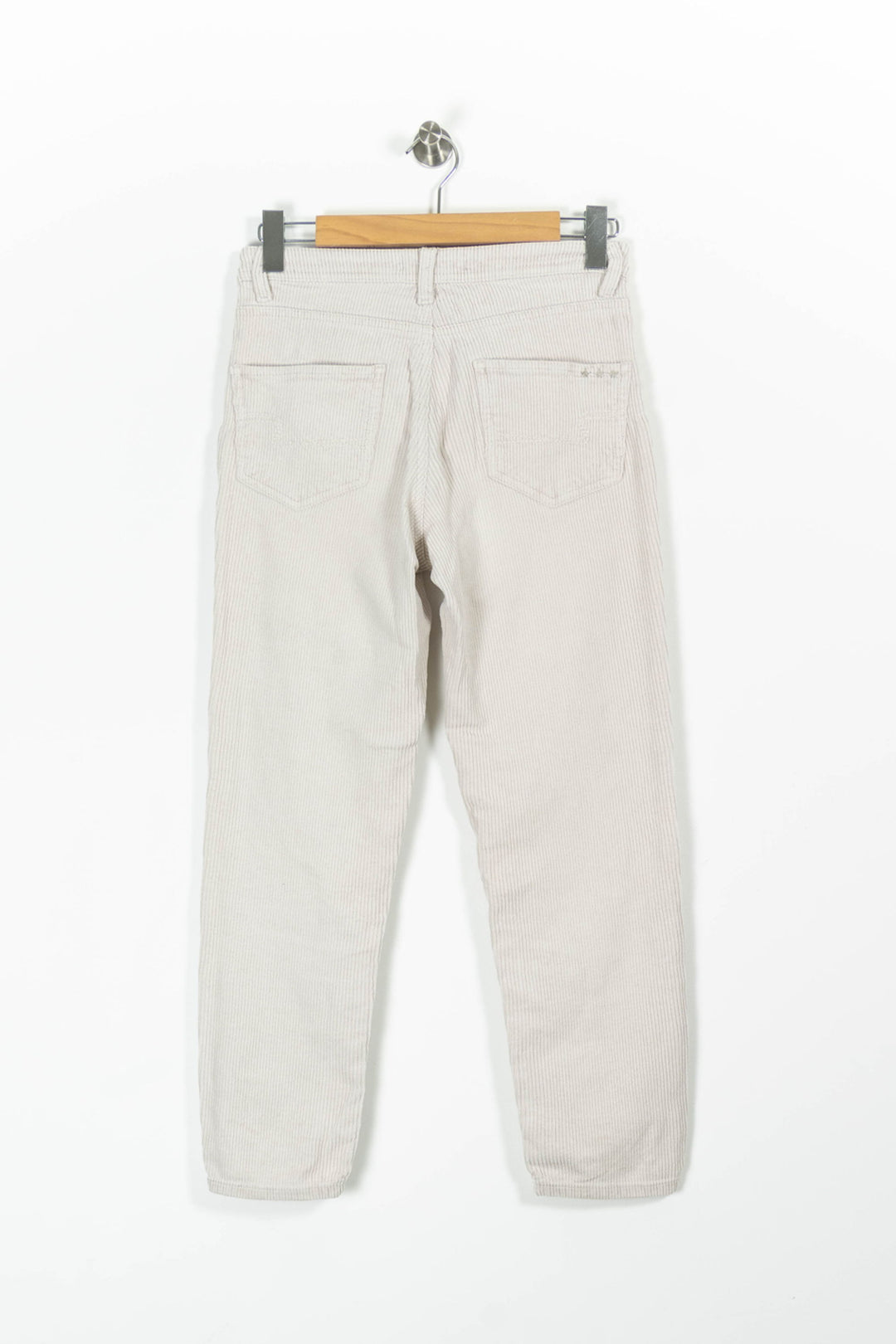 Pantalon Côtelé Beige - Taille XS/34 de la marque Sud express | PARAD96400 - Vendu par Paradigme - Image 4