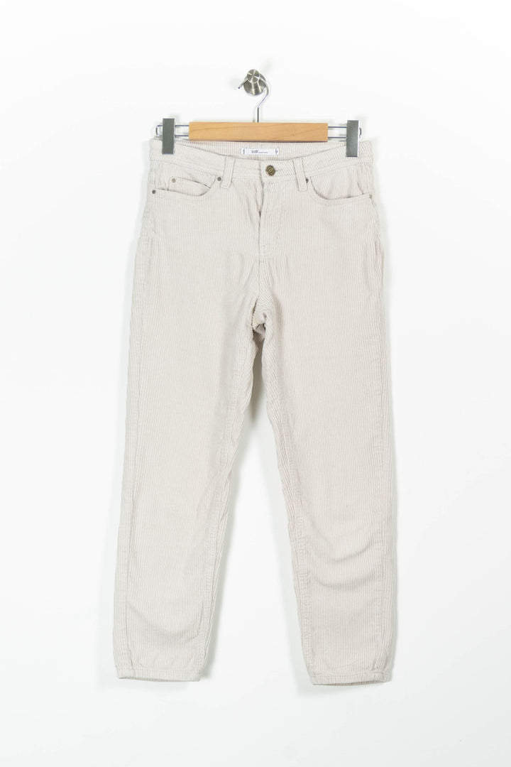 Pantalon Côtelé Beige - Taille XS/34 de la marque Sud express | PARAD96400 - Vendu par Paradigme - Image 2