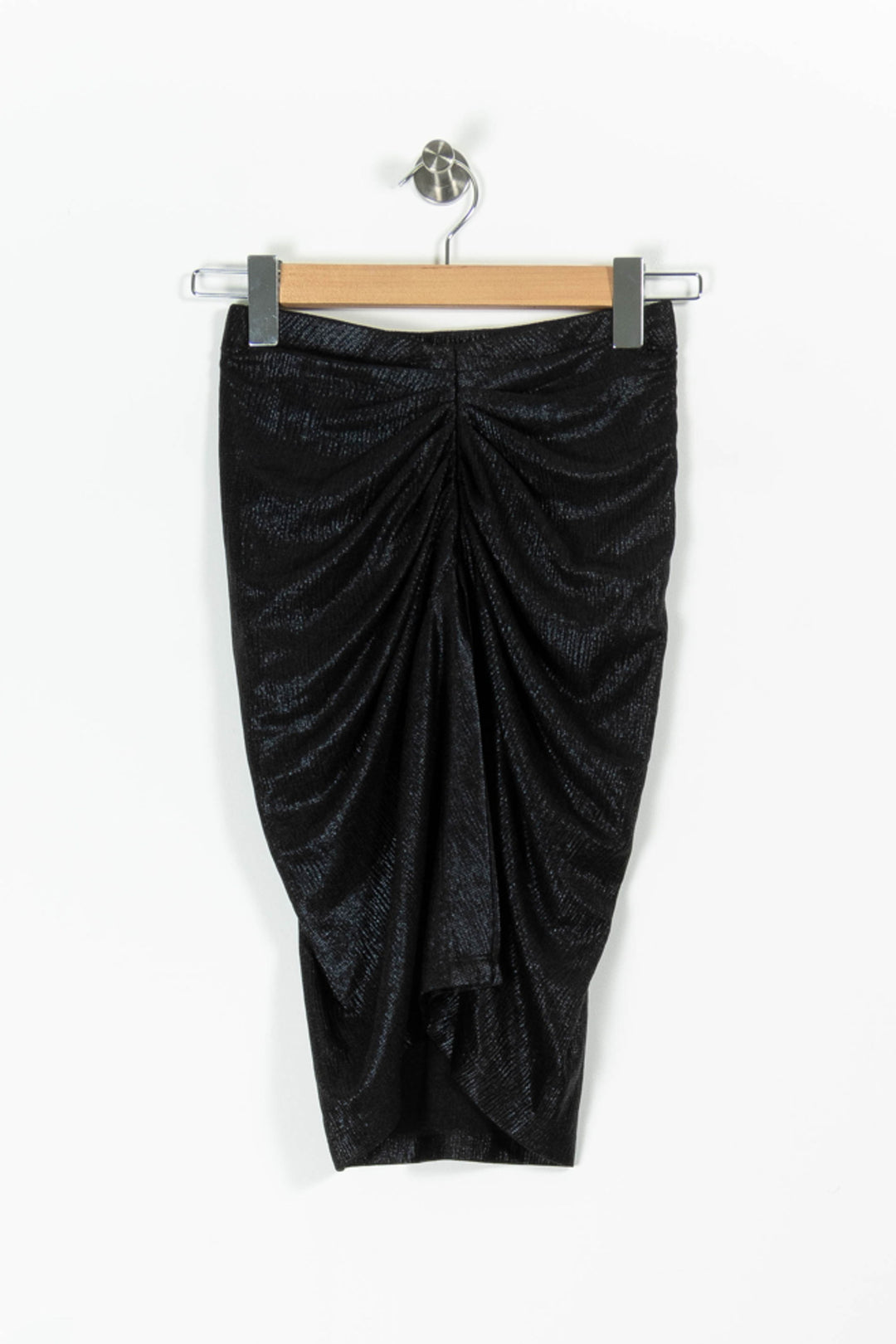 Jupe Drapée Noire - Taille XS/34 de la marque IRO | PARAD96404 - Vendu par Paradigme - Image 2