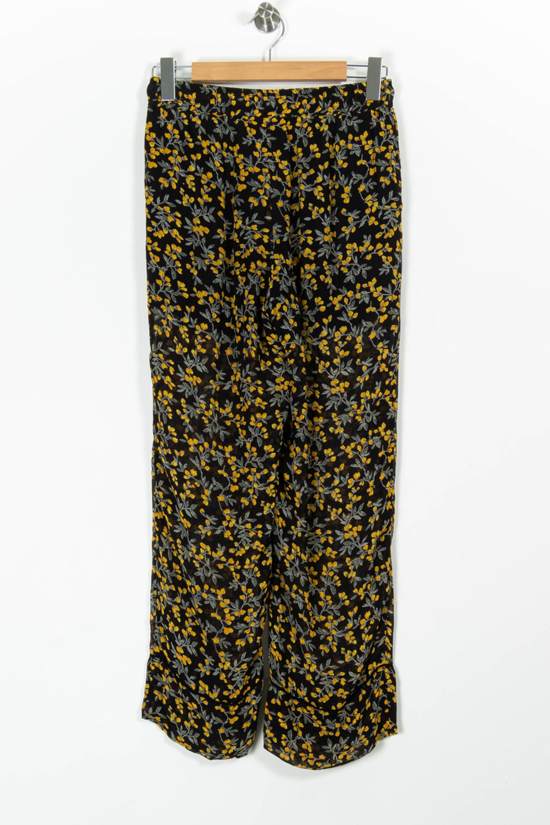 Pantalon Noir et Jaune - Taille XS/34 de la marque Ganni | PARAD96405 - Vendu par Paradigme - Image 4