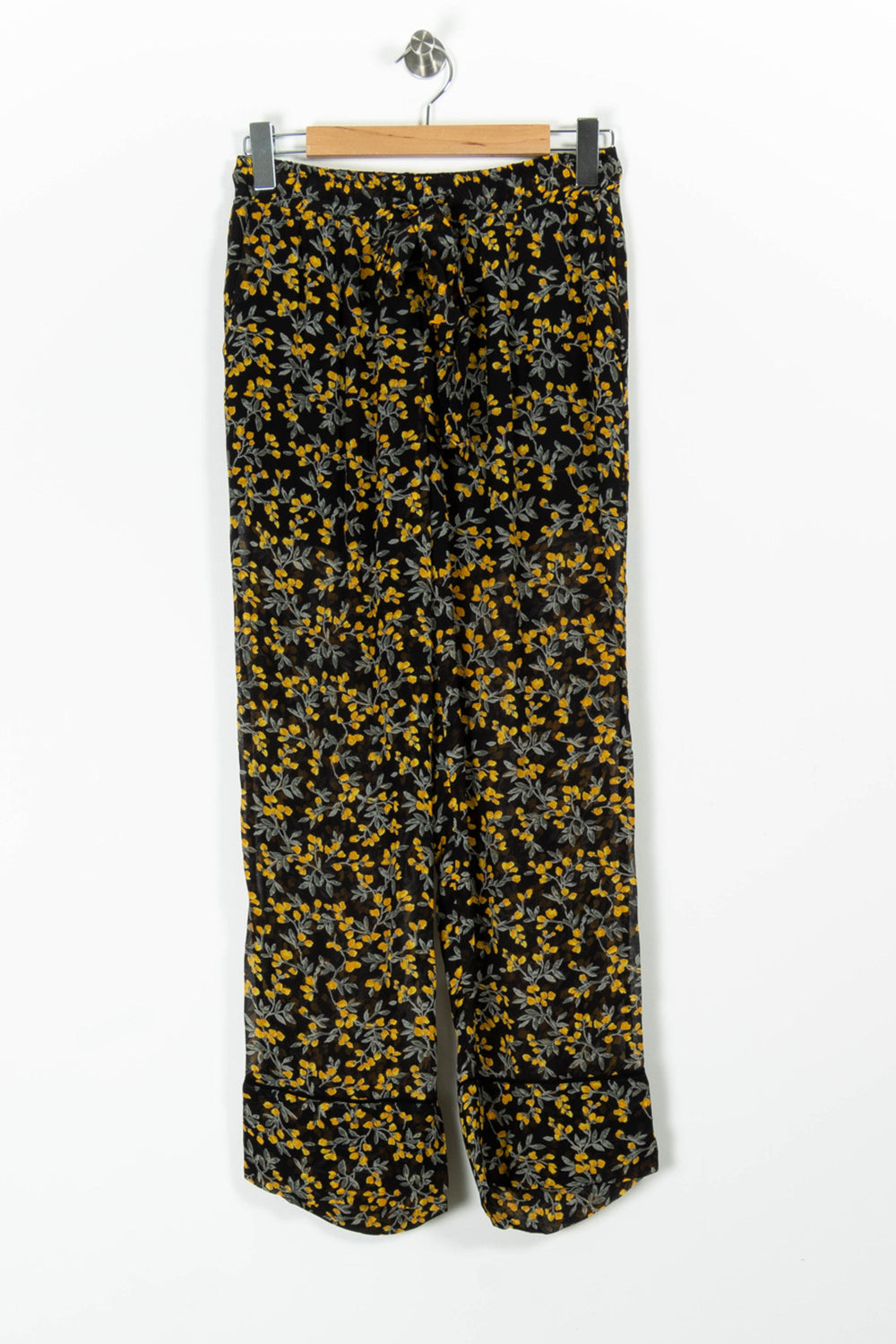 Pantalon Noir et Jaune - Taille XS/34 de la marque Ganni | PARAD96405 - Vendu par Paradigme - Image 2