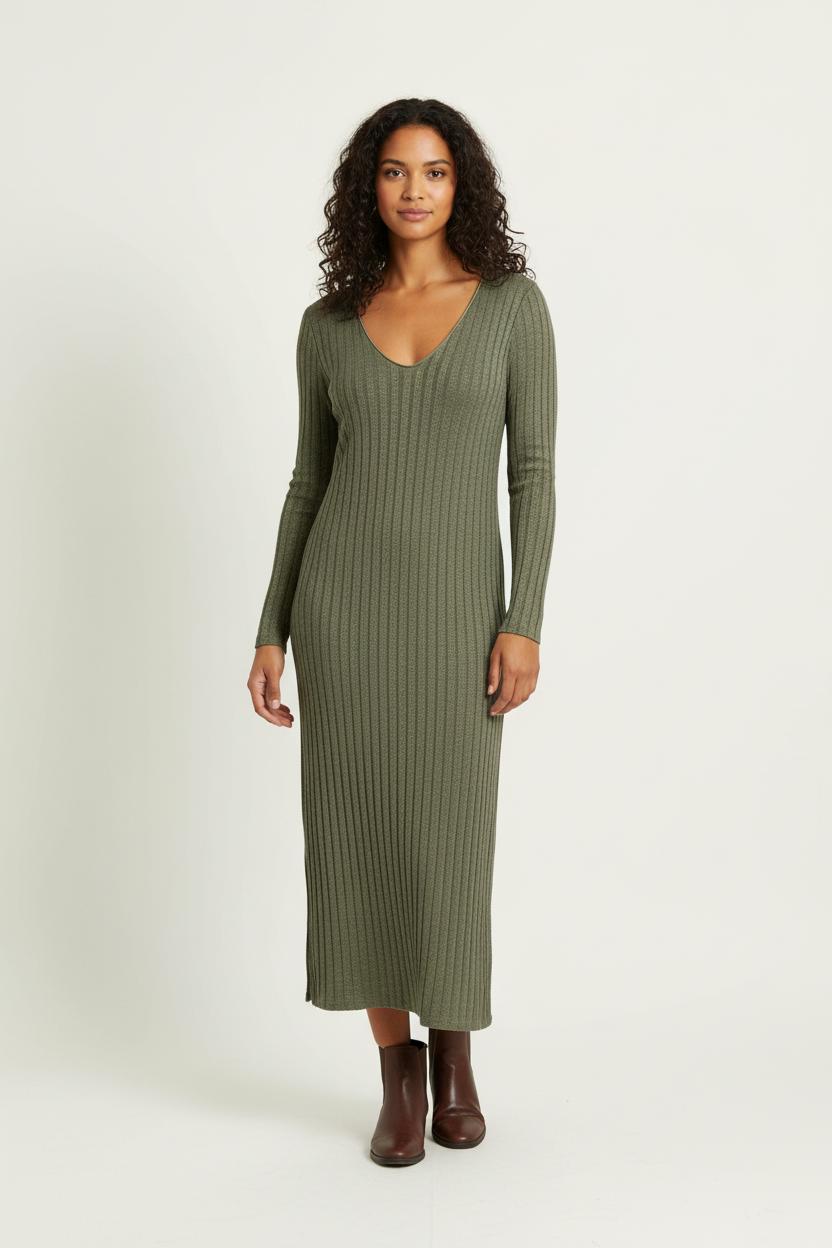 Robe Longue Verte - Taille T.U. de la marque Sud express | PARAD96408 - Vendu par Paradigme - Image 1