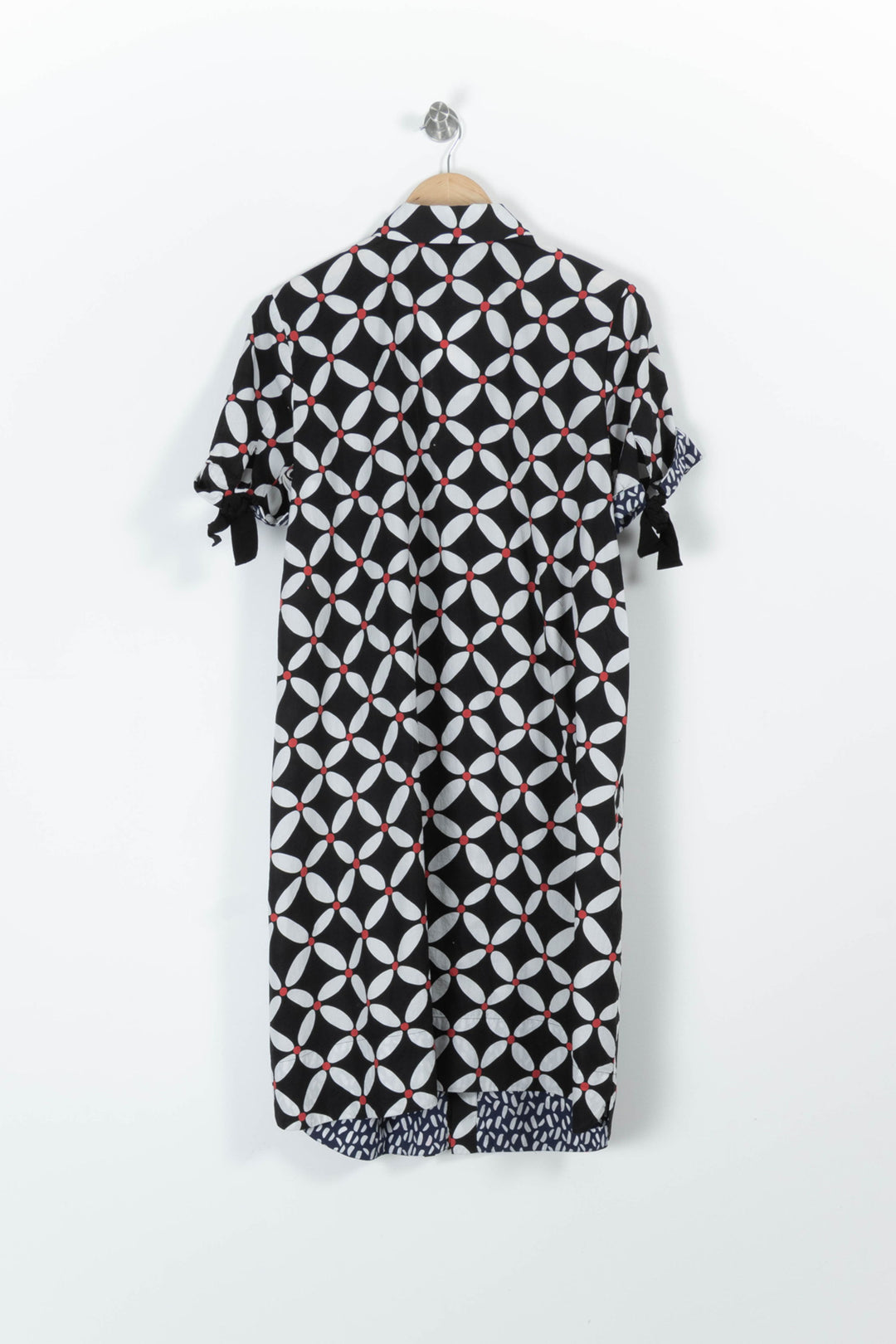 Robe Chemise Noire et Blanche - Taille L/40 de la marque Marina Rinaldi | PARAD96411 - Vendu par Paradigme - Image 4