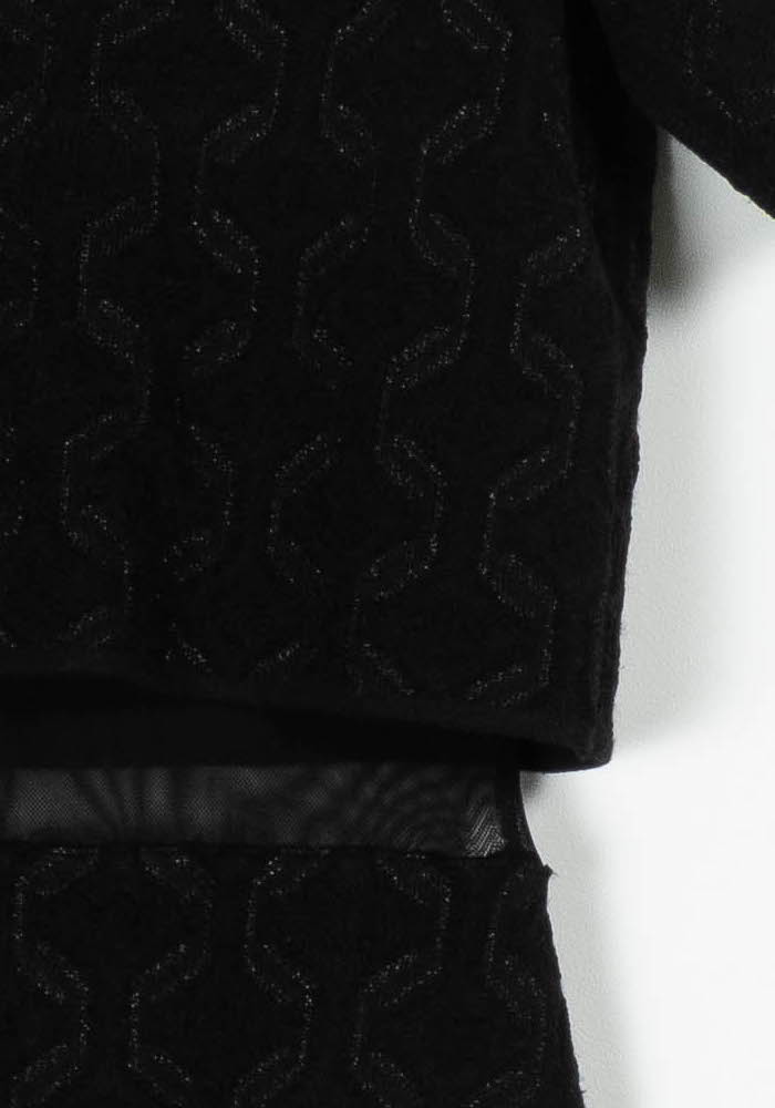 Robe Courte Noire - Taille S/36 de la marque Maje | PARAD96412 - Vendu par Paradigme - Image 3