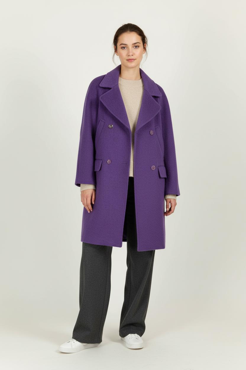 Manteau Violet - Taille M/38 de la marque Liu Jo | PARAD96419 - Vendu par Paradigme - Image 1