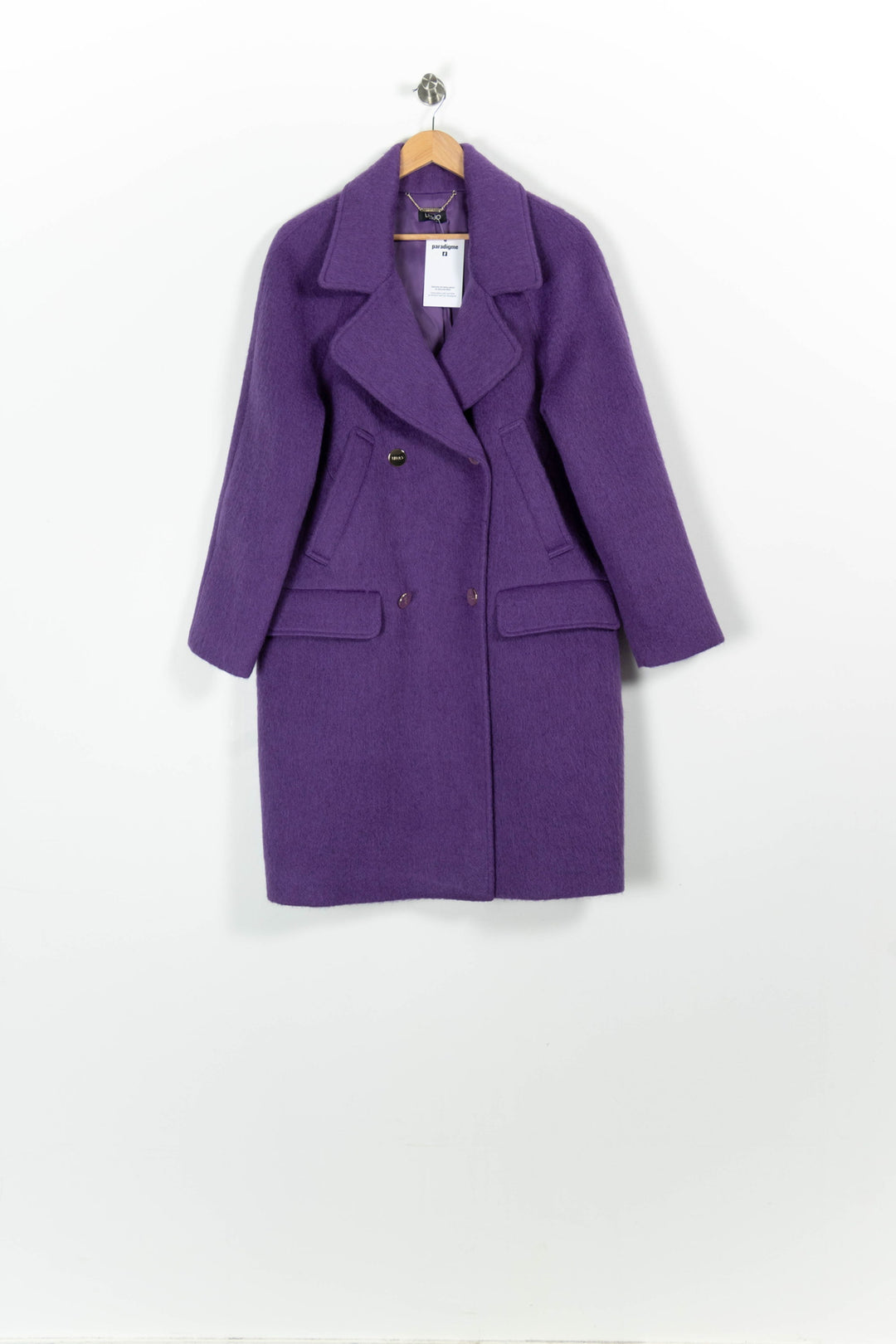 Manteau Violet - Taille M/38 de la marque Liu Jo | PARAD96419 - Vendu par Paradigme - Image 2
