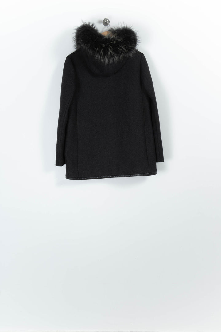 Manteau Noir - Taille M/38 de la marque ZAPA | PARAD96421 - Vendu par Paradigme - Image 4