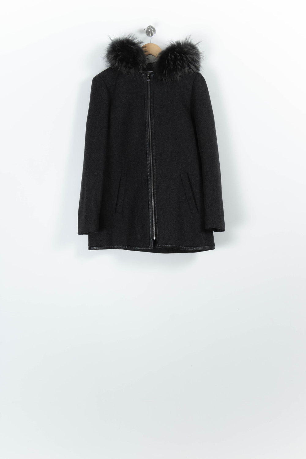 Manteau Noir - Taille M/38 de la marque ZAPA | PARAD96421 - Vendu par Paradigme - Image 2