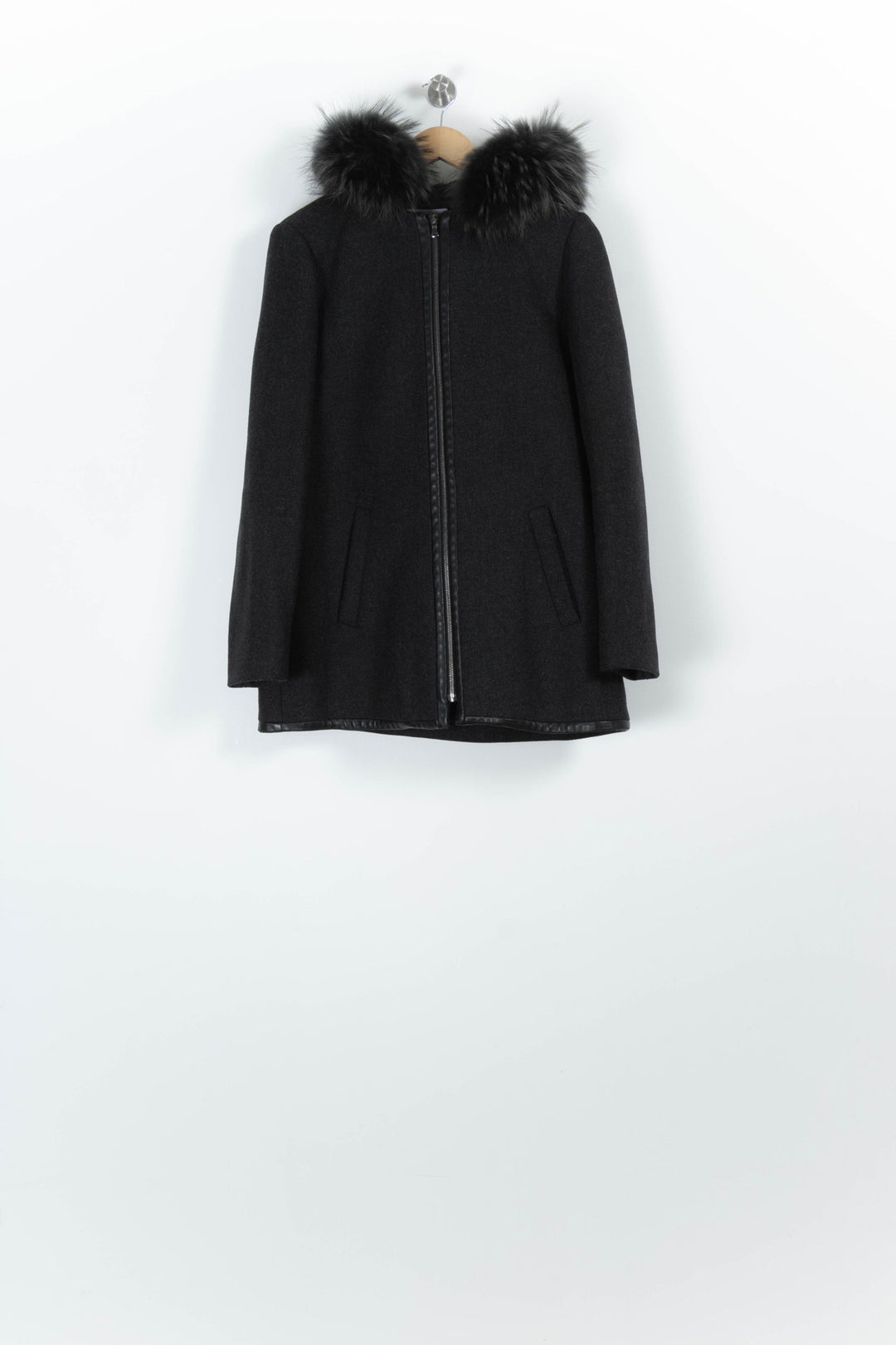 Manteau Noir - Taille M/38 de la marque ZAPA | PARAD96421 - Vendu par Paradigme - Image 2