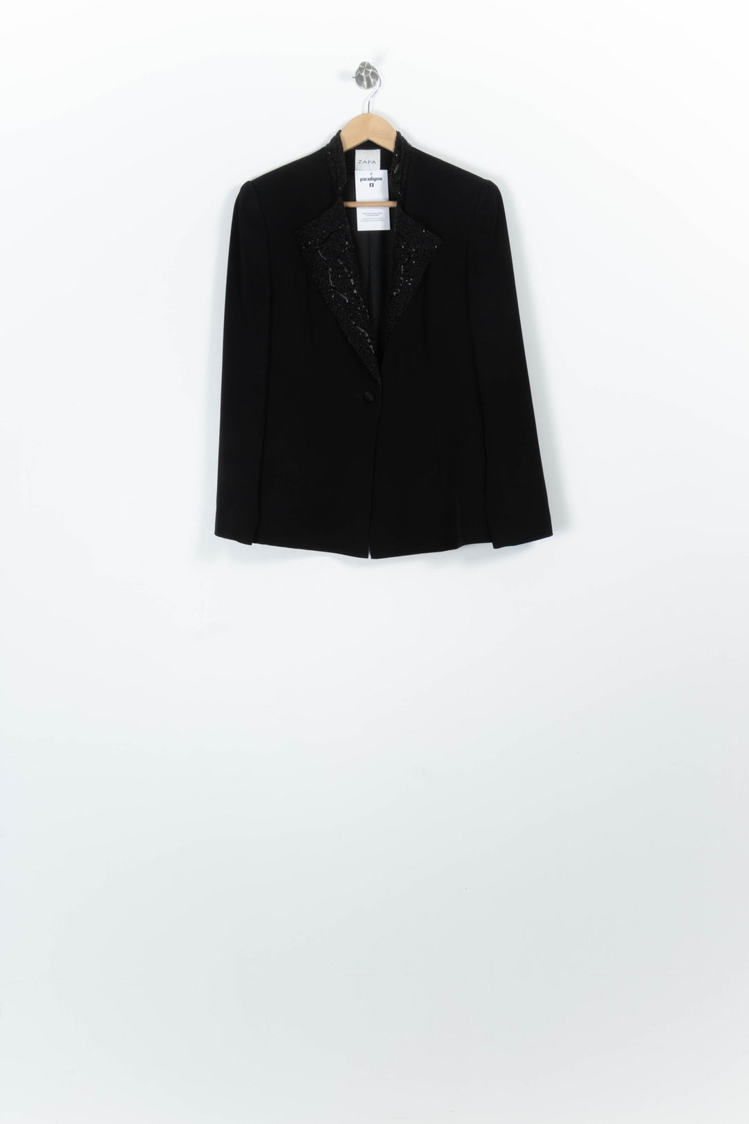 Blazer Noir - Taille M/38 de la marque ZAPA | PARAD96422 - Vendu par Paradigme - Image 2