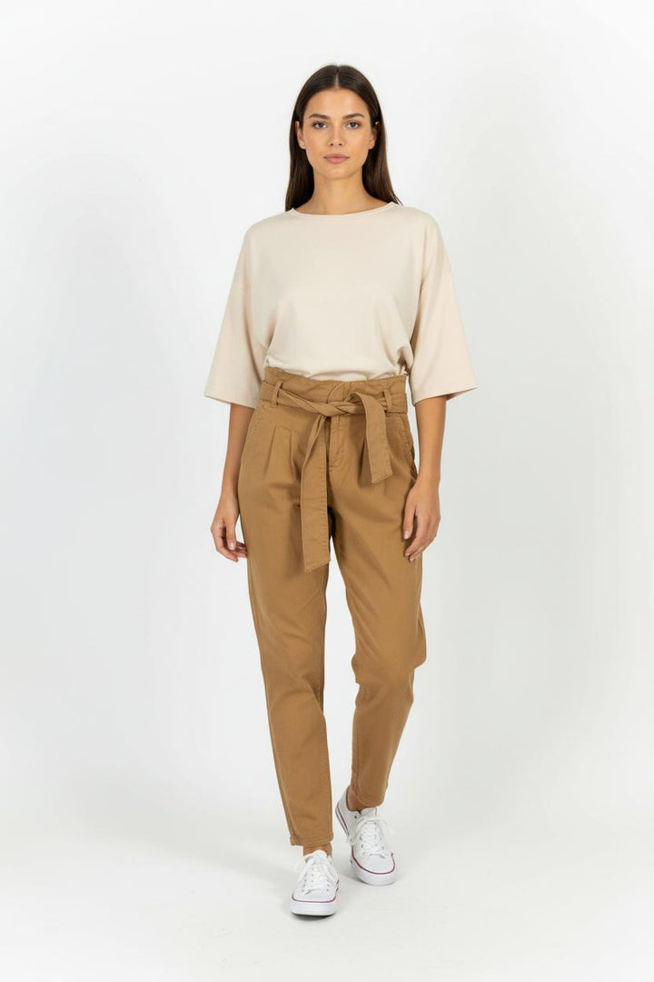 Pantalon Taille Haute Beige - Taille XS/34 de la marque Sézane | PARAD96429 - Vendu par Paradigme - Image 1