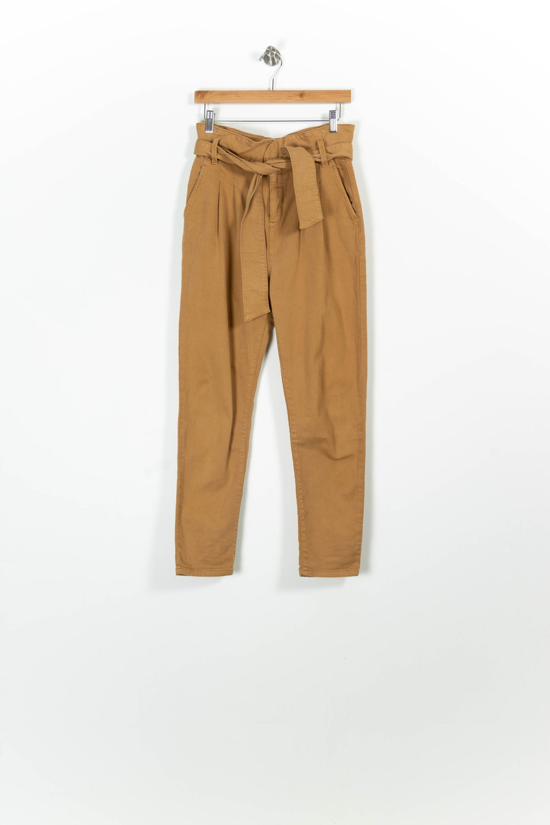 Pantalon Taille Haute Beige - Taille XS/34 de la marque Sézane | PARAD96429 - Vendu par Paradigme - Image 2