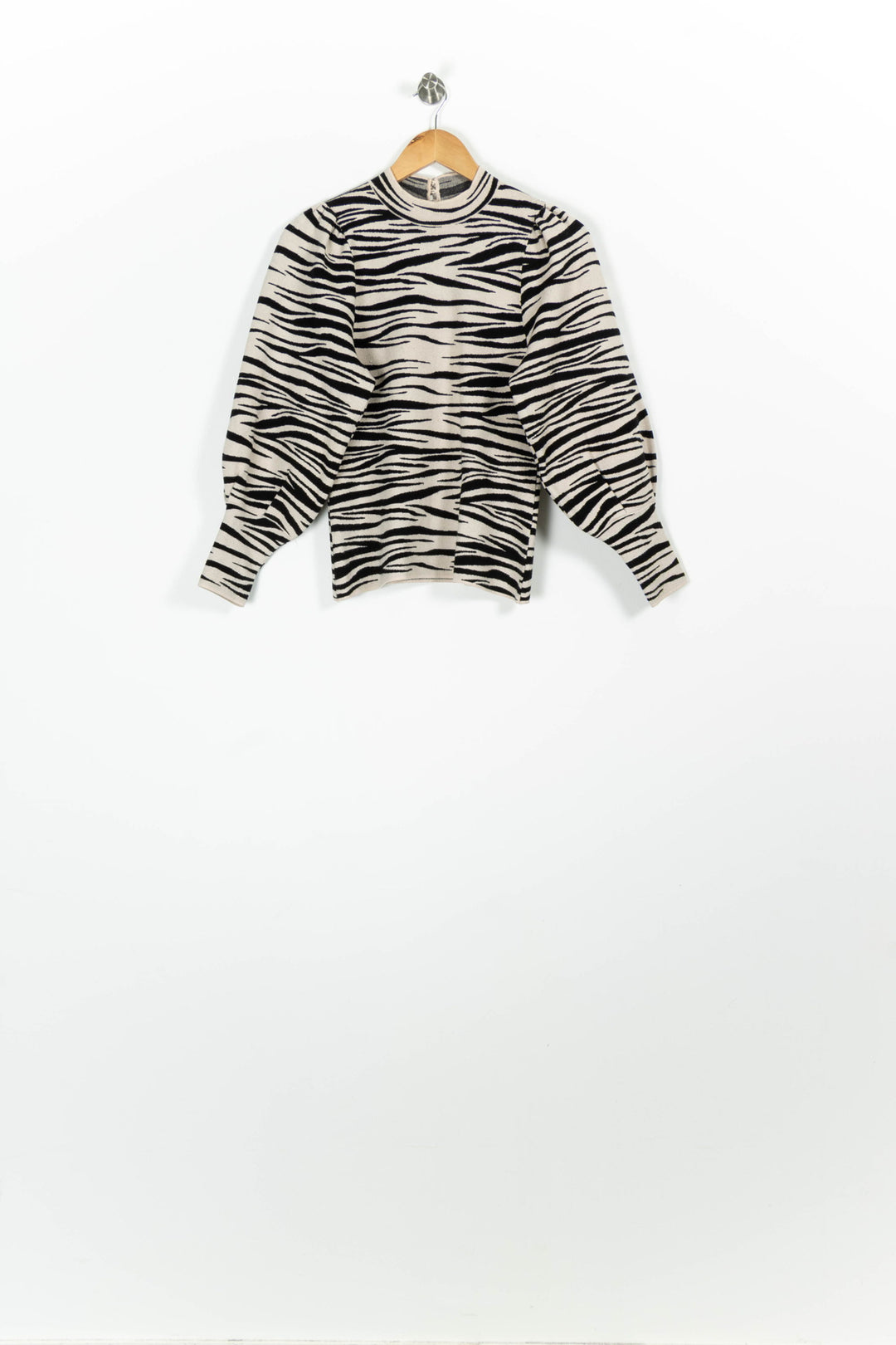 Pull Beige et Noir - Taille S/36 de la marque Sézane | PARAD96432 - Vendu par Paradigme - Image 2