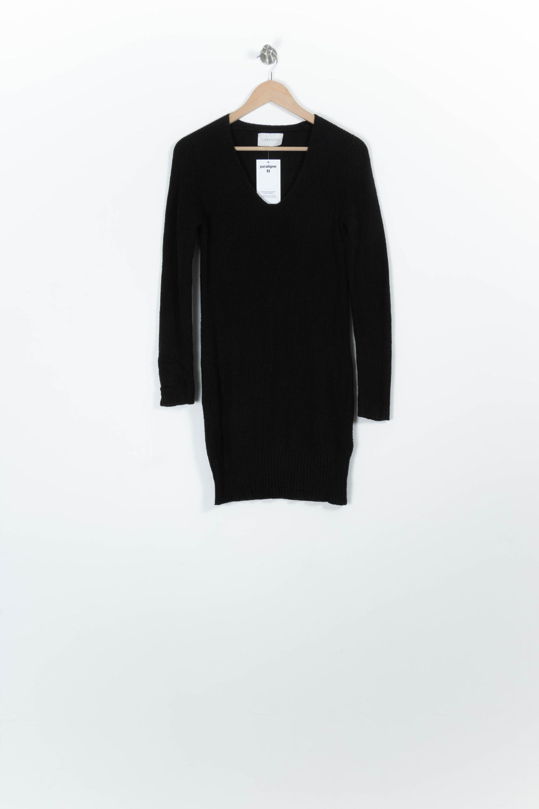 Robe Pull Noire - Taille S/36 de la marque Sud express | PARAD96434 - Vendu par Paradigme - Image 2