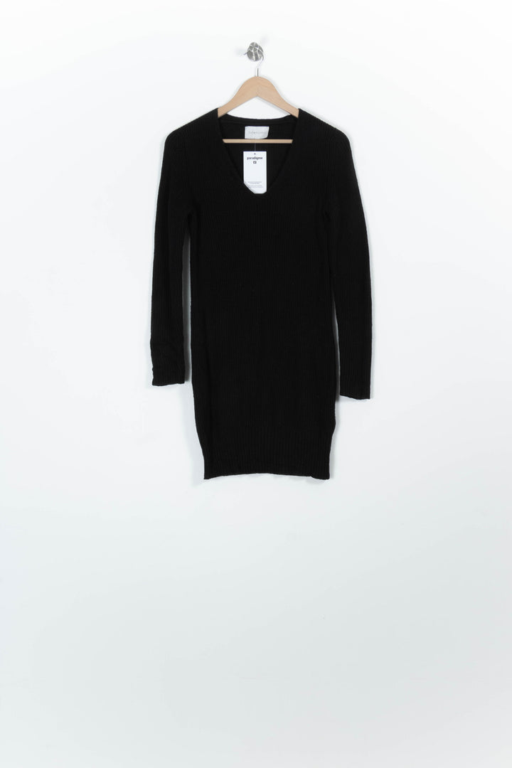 Robe Pull Noire - Taille S/36 de la marque Sud express | PARAD96434 - Vendu par Paradigme - Image 2