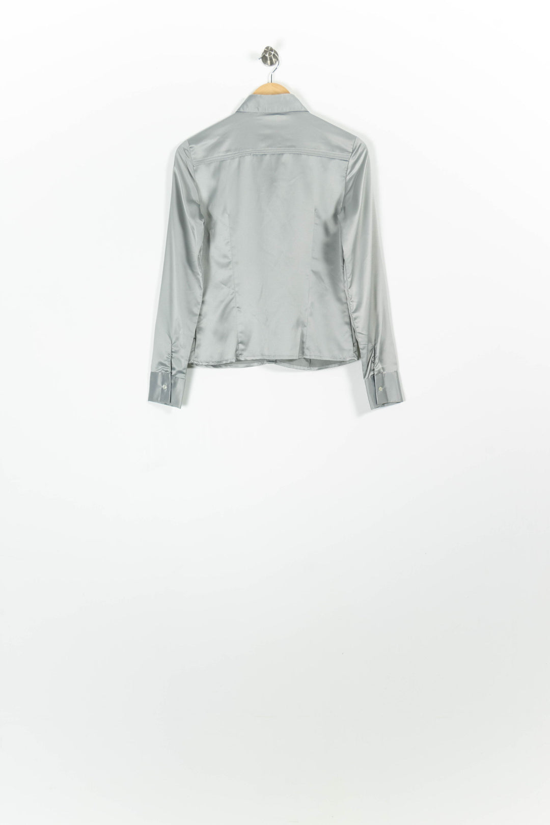 Chemisier Gris - Taille M/38 de la marque La Fée Maraboutée | PARAD96438 - Vendu par Paradigme - Image 4