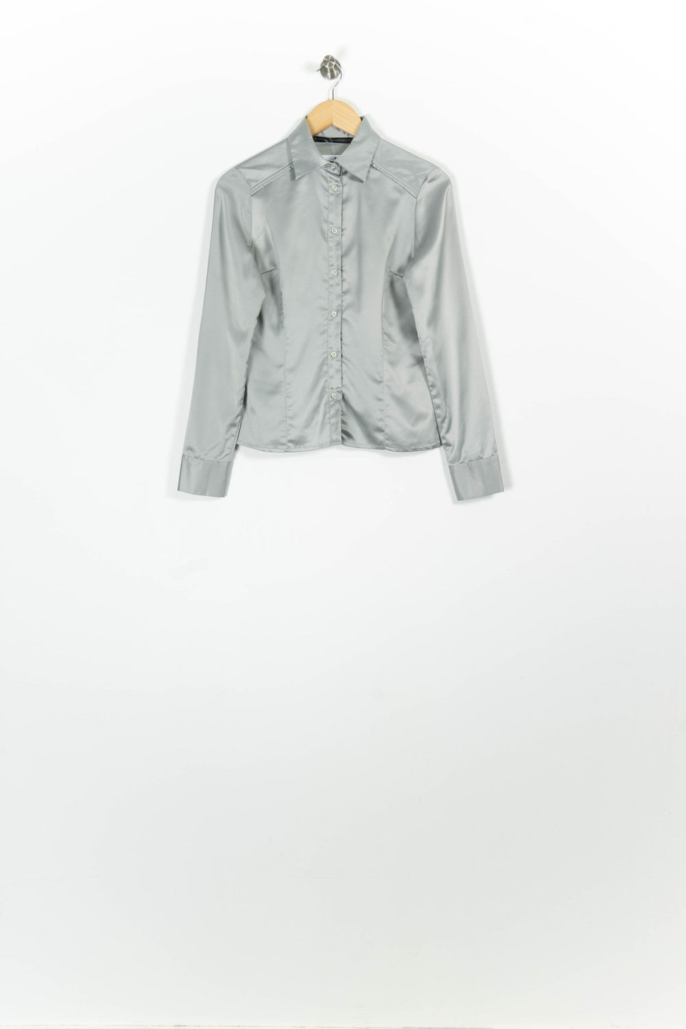 Chemisier Gris - Taille M/38 de la marque La Fée Maraboutée | PARAD96438 - Vendu par Paradigme - Image 2