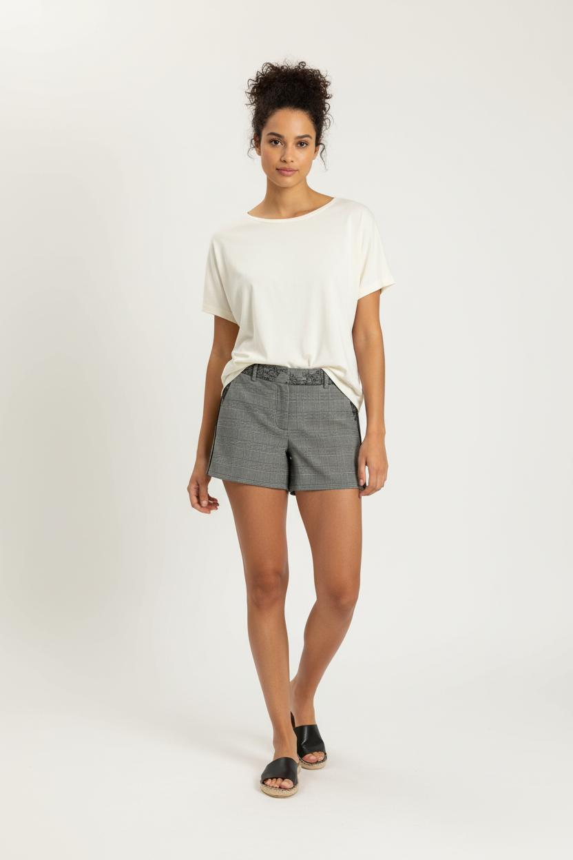 Short Gris - Taille S/36 de la marque IKKS | PARAD96439 - Vendu par Paradigme - Image 1