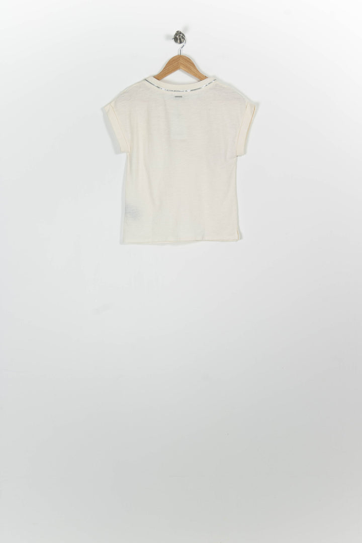 Tee-shirt Beige - Taille XS/34 de la marque One Step | PARAD96445 - Vendu par Paradigme - Image 4