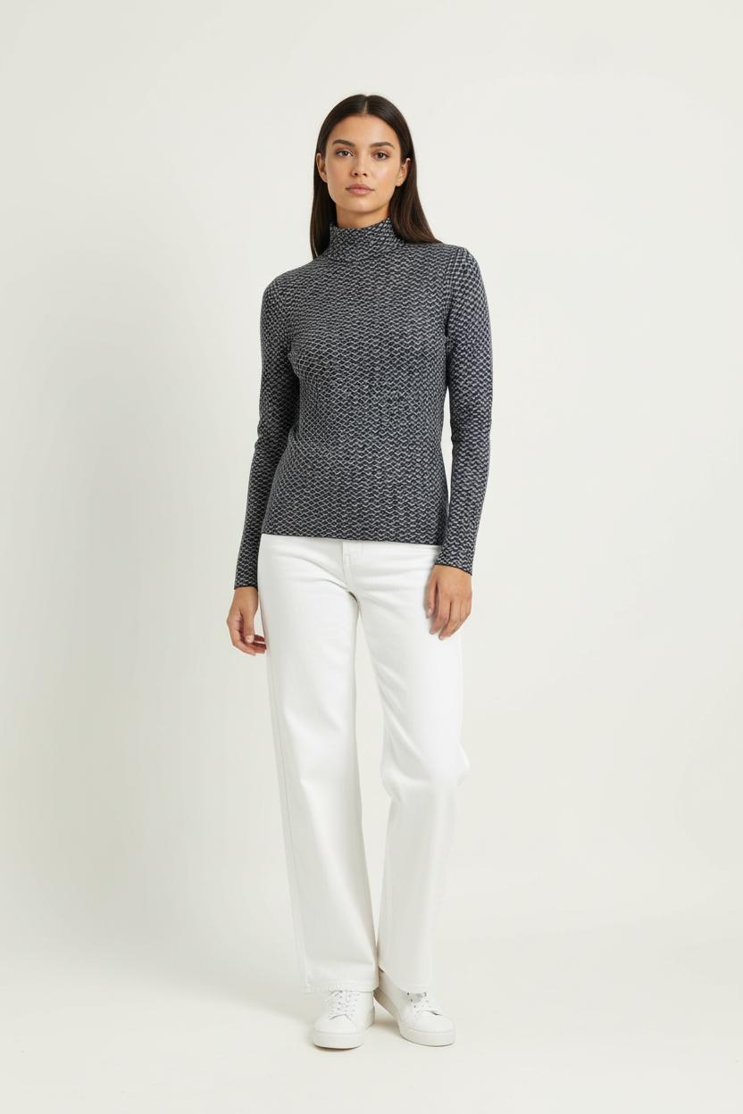 Pull Bleu et Blanc - Taille S/36 de la marque Petite Mendigote | PARAD96451 - Vendu par Paradigme - Image 1