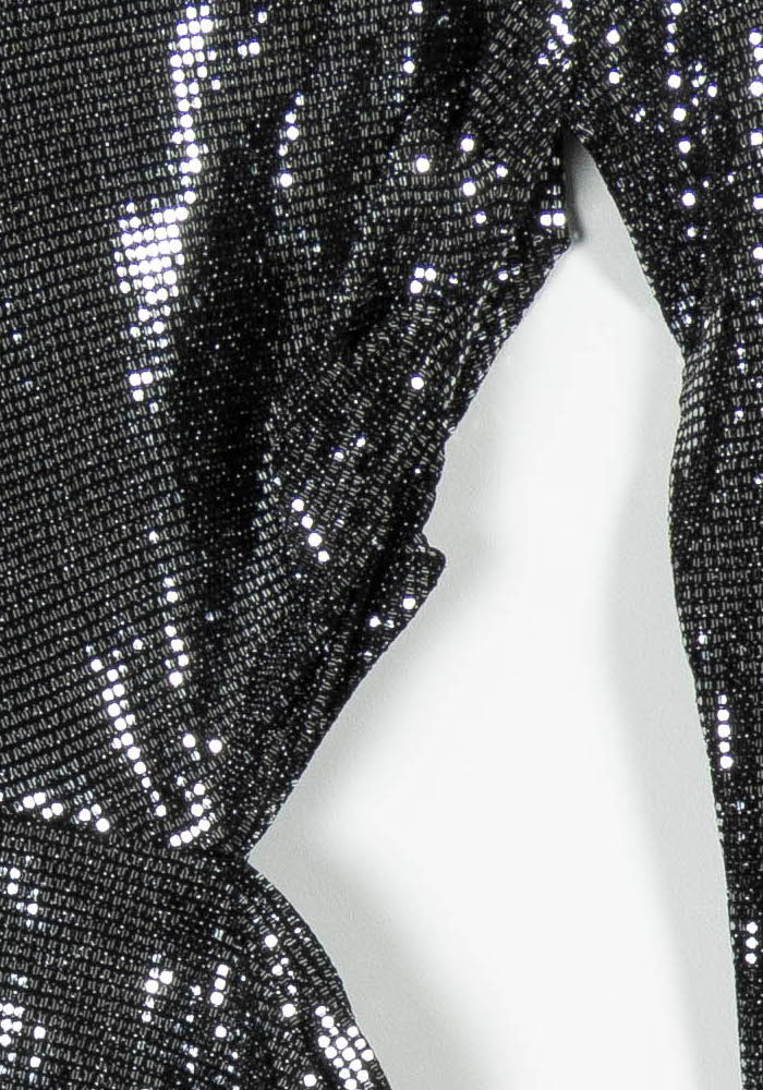 Robe Pailletée Grise - Taille S/36 de la marque Maje | PARAD96456 - Vendu par Paradigme - Image 3