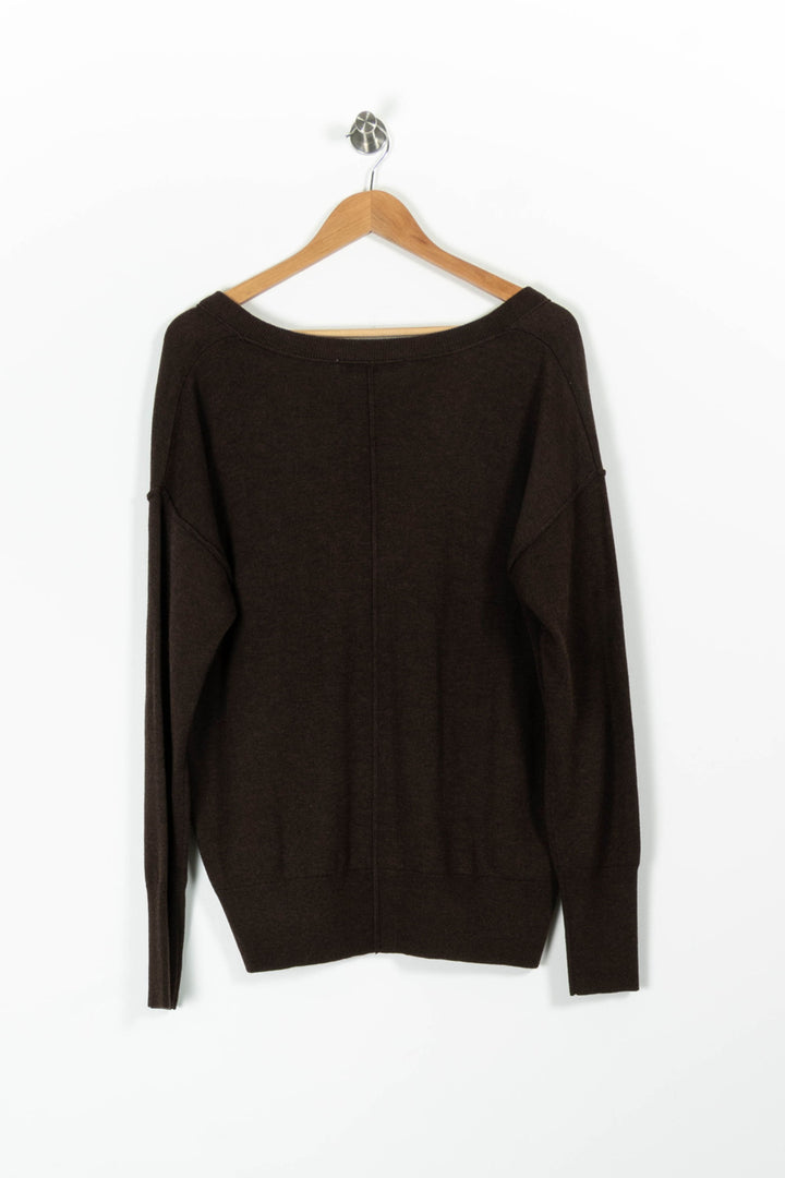 Pull Marron - Taille L/40 de la marque ZAPA | PARAD96458 - Vendu par Paradigme - Image 4