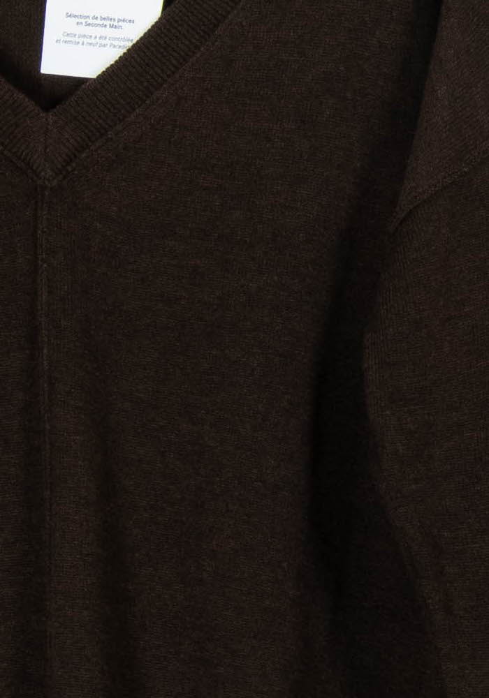 Pull Marron - Taille L/40 de la marque ZAPA | PARAD96458 - Vendu par Paradigme - Image 3