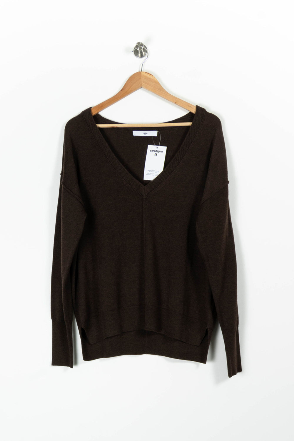 Pull Marron - Taille L/40 de la marque ZAPA | PARAD96458 - Vendu par Paradigme - Image 2