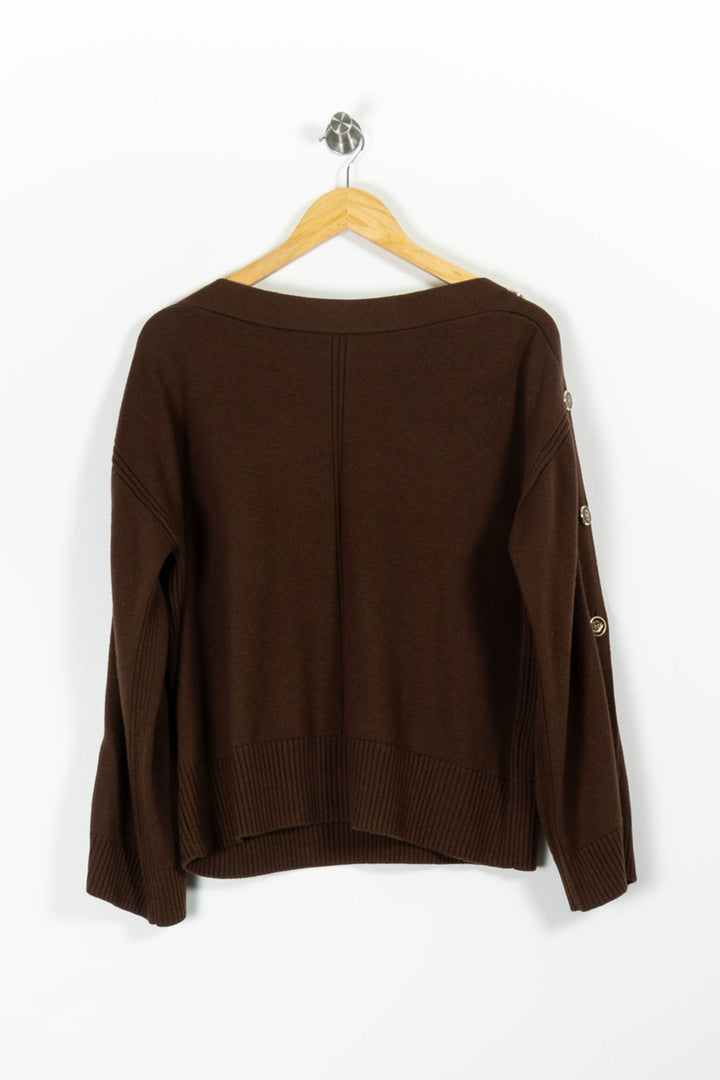 Pull Marron - Taille L/40 de la marque ZAPA | PARAD96459 - Vendu par Paradigme - Image 4