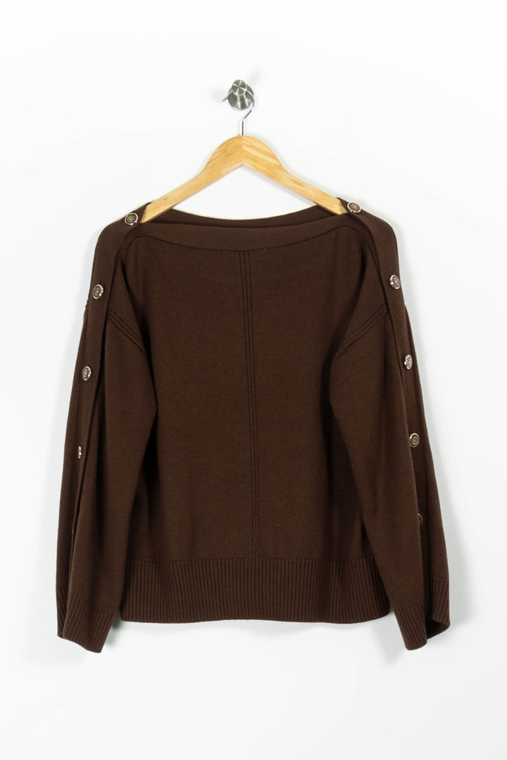 Pull Marron - Taille L/40 de la marque ZAPA | PARAD96459 - Vendu par Paradigme - Image 2