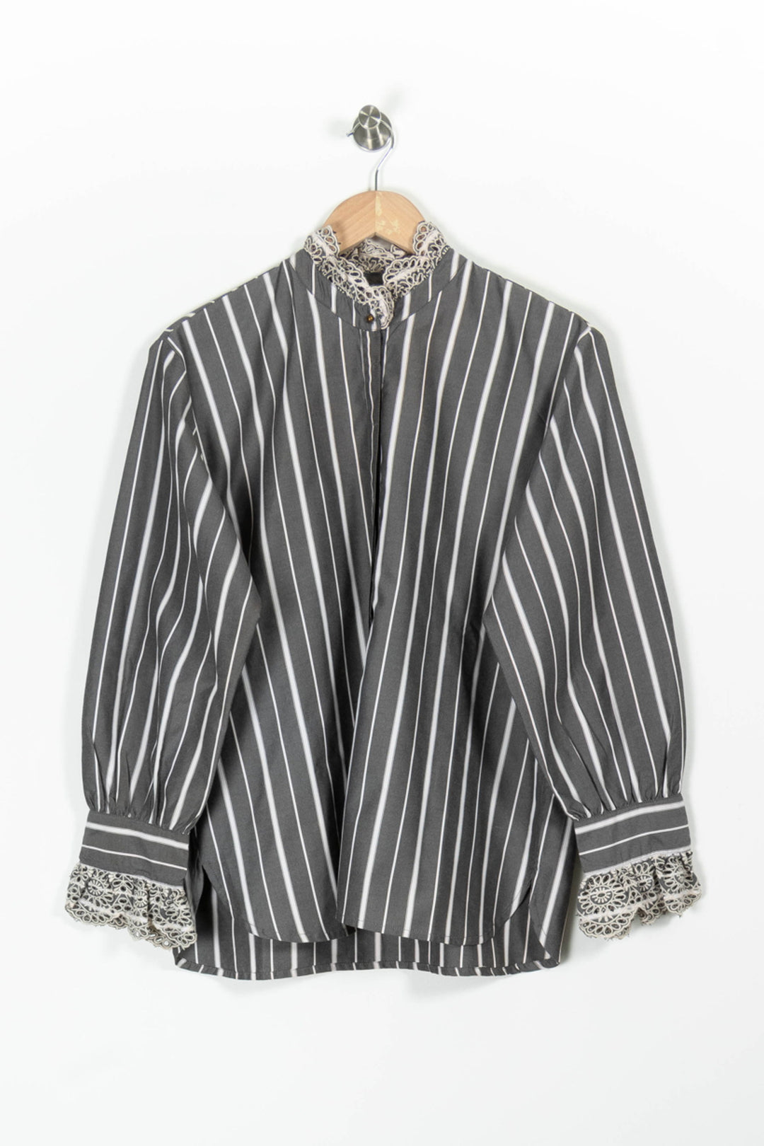Blouse Grise et Blanche - Taille XL/42 de la marque Stella Forest | PARAD96466 - Vendu par Paradigme - Image 2